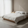 Contoured Butterfly Memory Foam Pillow – White